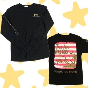 Christmas Simply Southern long sleeve tee